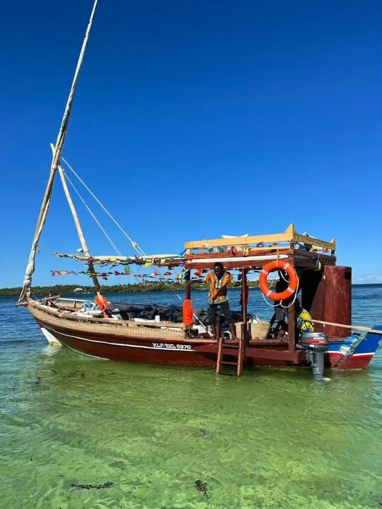 Marafiki dhow trip, Watamu