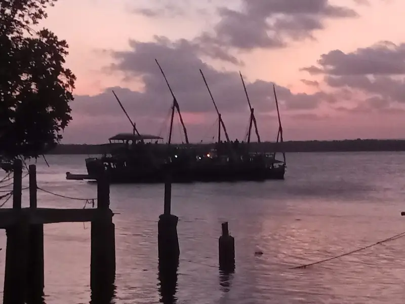 Sundowner on the water, Watamu